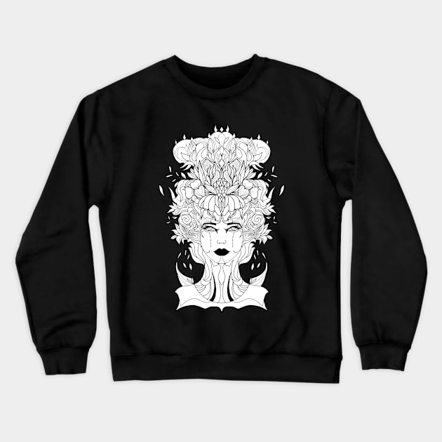 Masquerade Mask Crewneck Sweatshirt by jen28